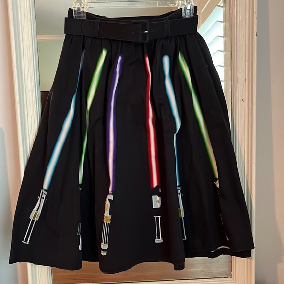 Her Universe Star Wars Lightsaber Swing Midi Skirt Size Small - Picture 1 of 3